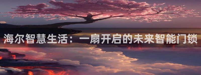 开丰娱乐地址：海尔智慧生活：一扇开启的未来智能门锁
