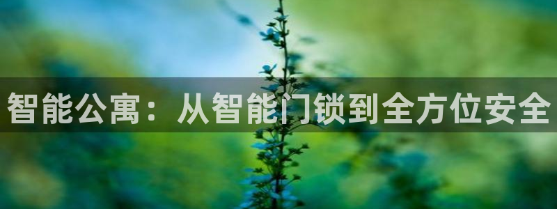 开丰娱乐官网登录网址：智能公寓：从智能门锁到全方位安全