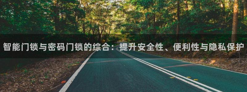 开丰娱乐最新活动：智能门锁与密码门锁的综合：提升安全性、便利