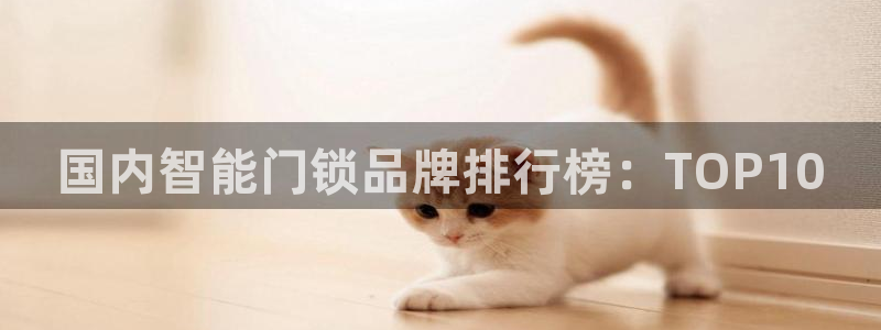 开丰娱乐开户：国内智能门锁品牌排行榜：TOP10