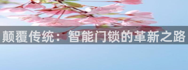 开丰娱乐登陆：颠覆传统：智能门锁的革新之路
