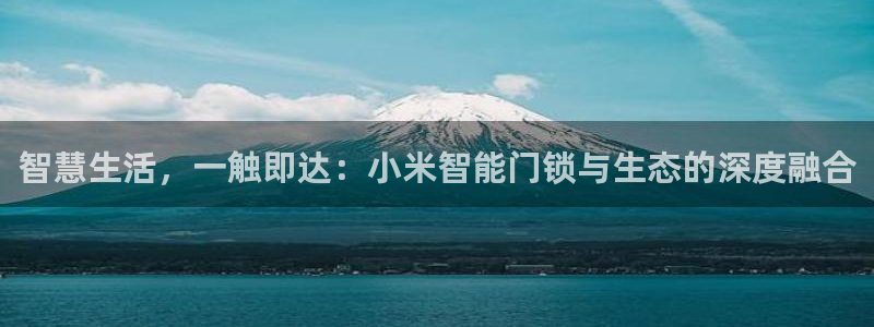 开丰娱乐地址：智慧生活，一触即达：小米智能门锁与生态的深度融