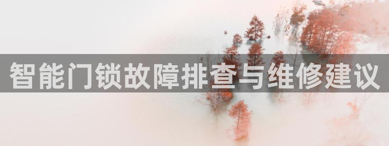 开丰娱乐登入地址在哪查：智能门锁故障排查与维修建议