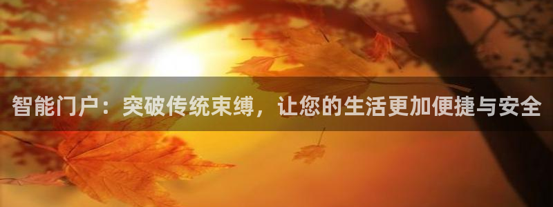 开丰娱乐网站官网：智能门户：突破传统束缚，让您的生活更加便捷