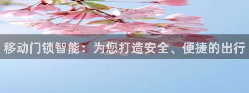 开丰娱乐登入地址：移动门锁智能：为您打造安全、便捷的出行