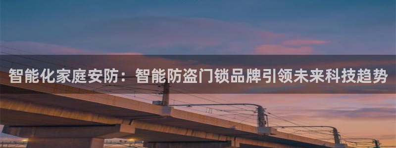 开丰娱乐登入地址在哪：智能化家庭安防：智能防盗门锁品牌引领未