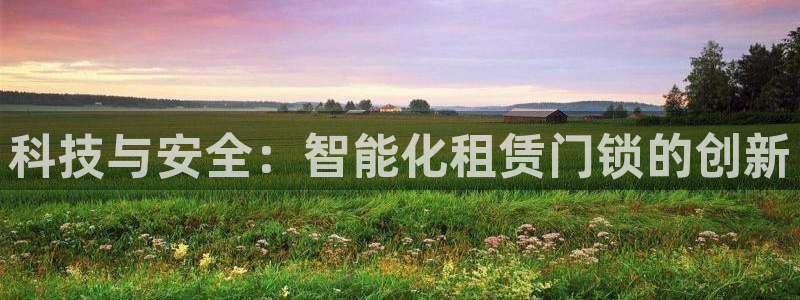 开丰娱乐官网平台：科技与安全：智能化租赁门锁的创新