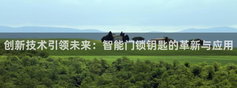 开丰娱乐平台官网登录：创新技术引领未来：智能门锁钥匙的革新与
