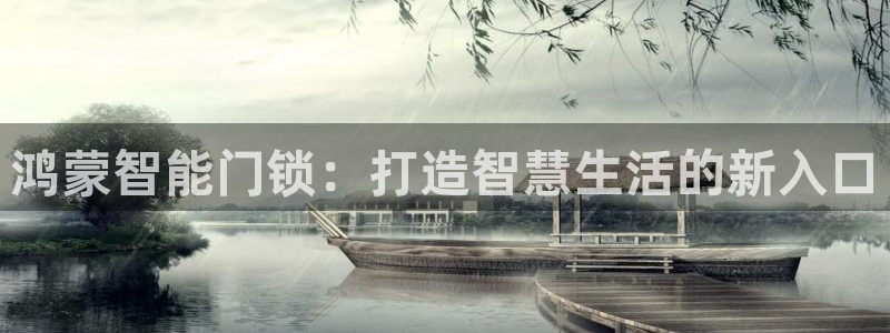 开丰娱乐登入：鸿蒙智能门锁：打造智慧生活的新入口