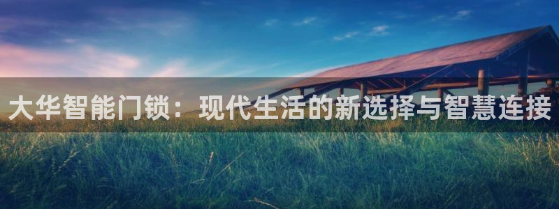 开丰娱乐违法吗：大华智能门锁：现代生活的新选择与智慧连接